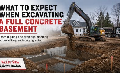 What to Expect When Excavating a Full Concrete Basement